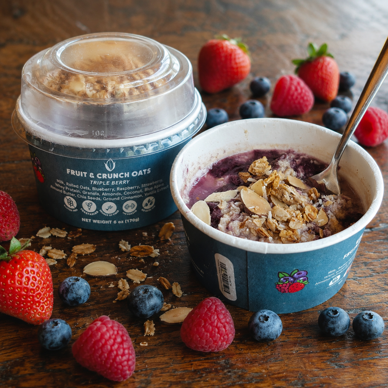 Fruits & Crunch Oats - Triple Berry (2-pack)