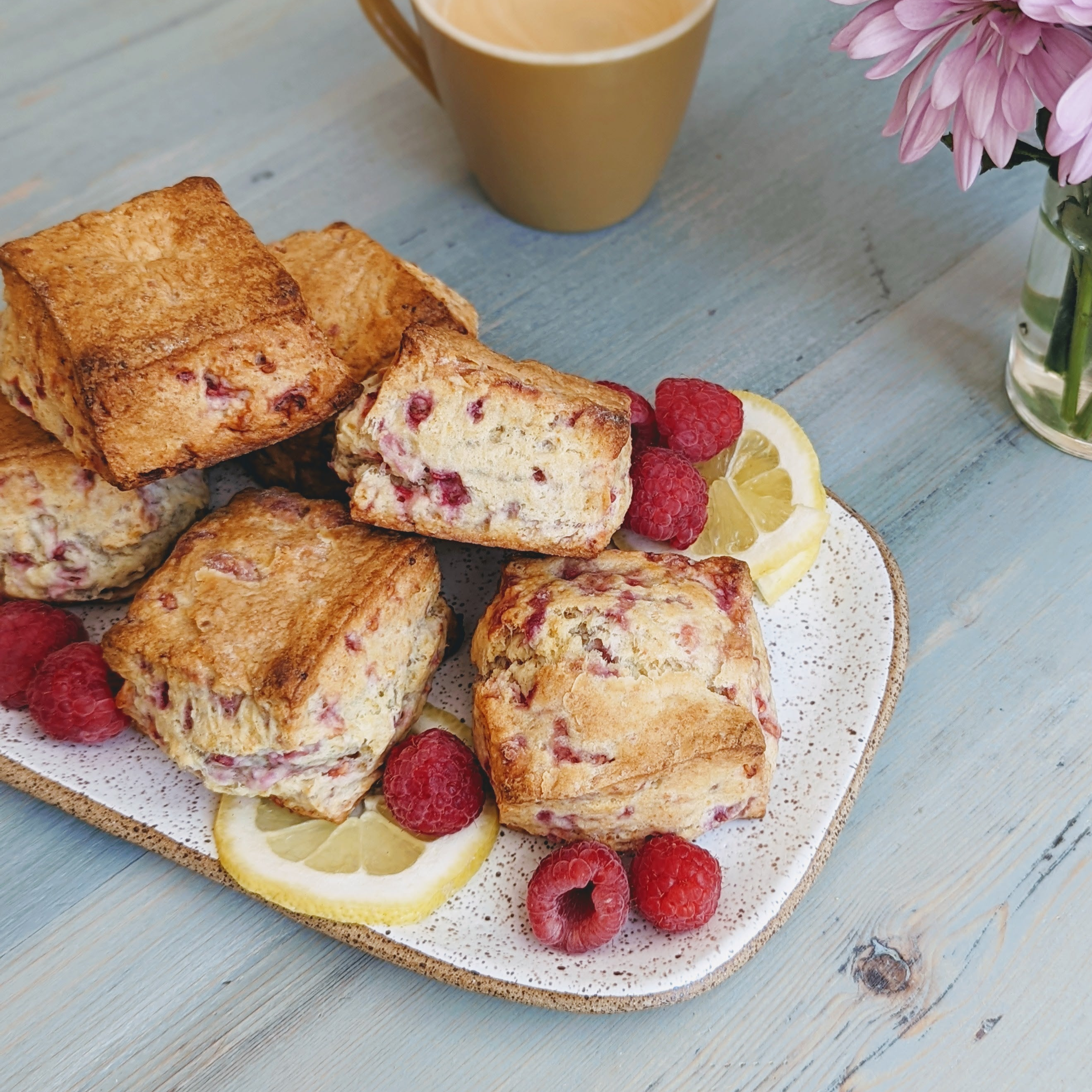 Raspberry Lemon Biscuits (6-pack)