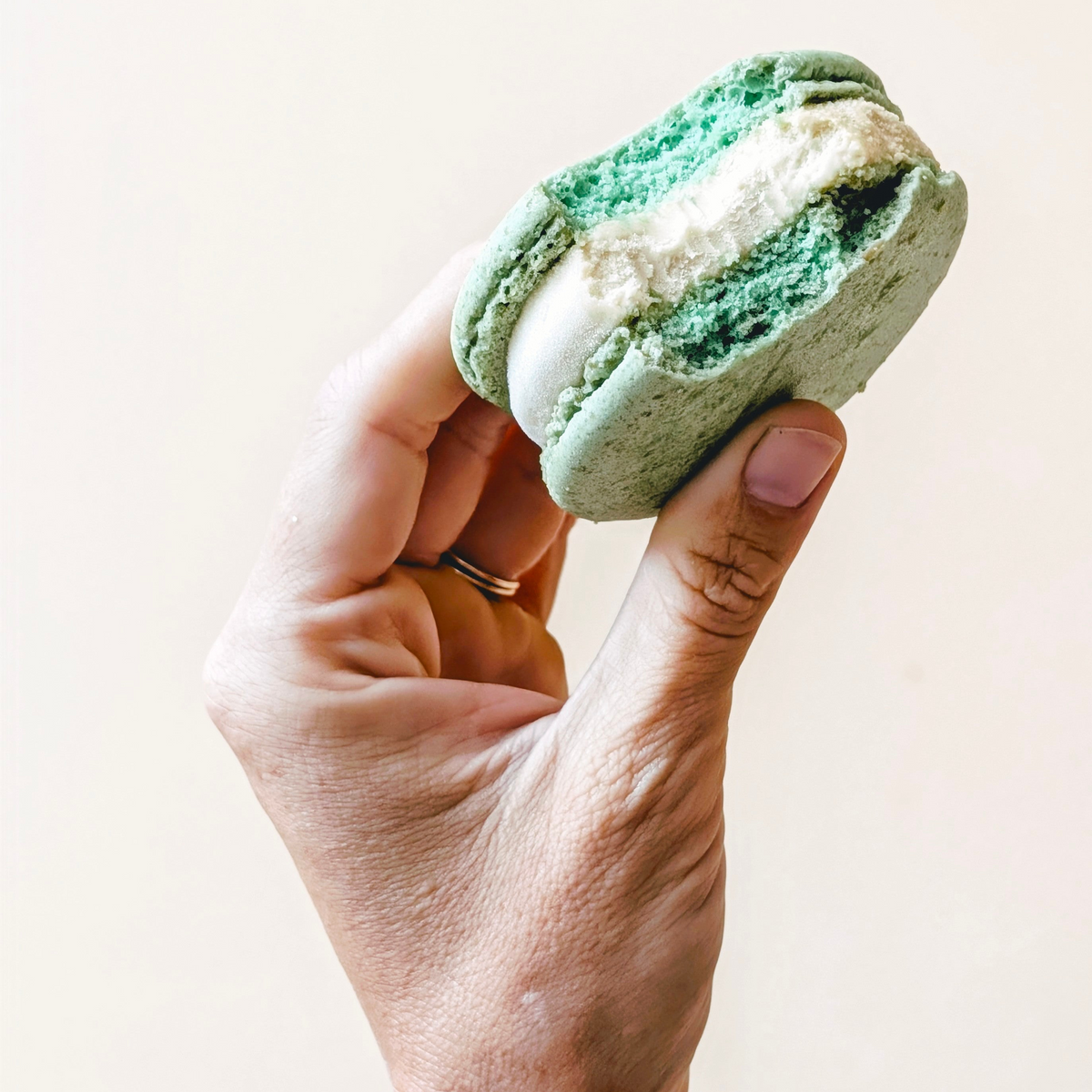 Macaron Ice Cream Sandwich • Pistachio (2-pack)
