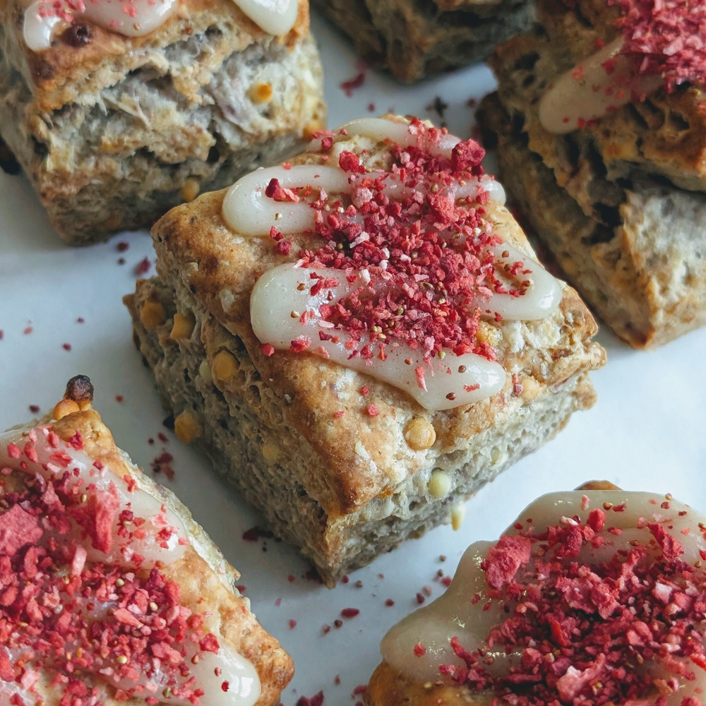 white lily strawberry biscuits Strawberry White Chocolate Biscuits (6-pack) by Wildgrain