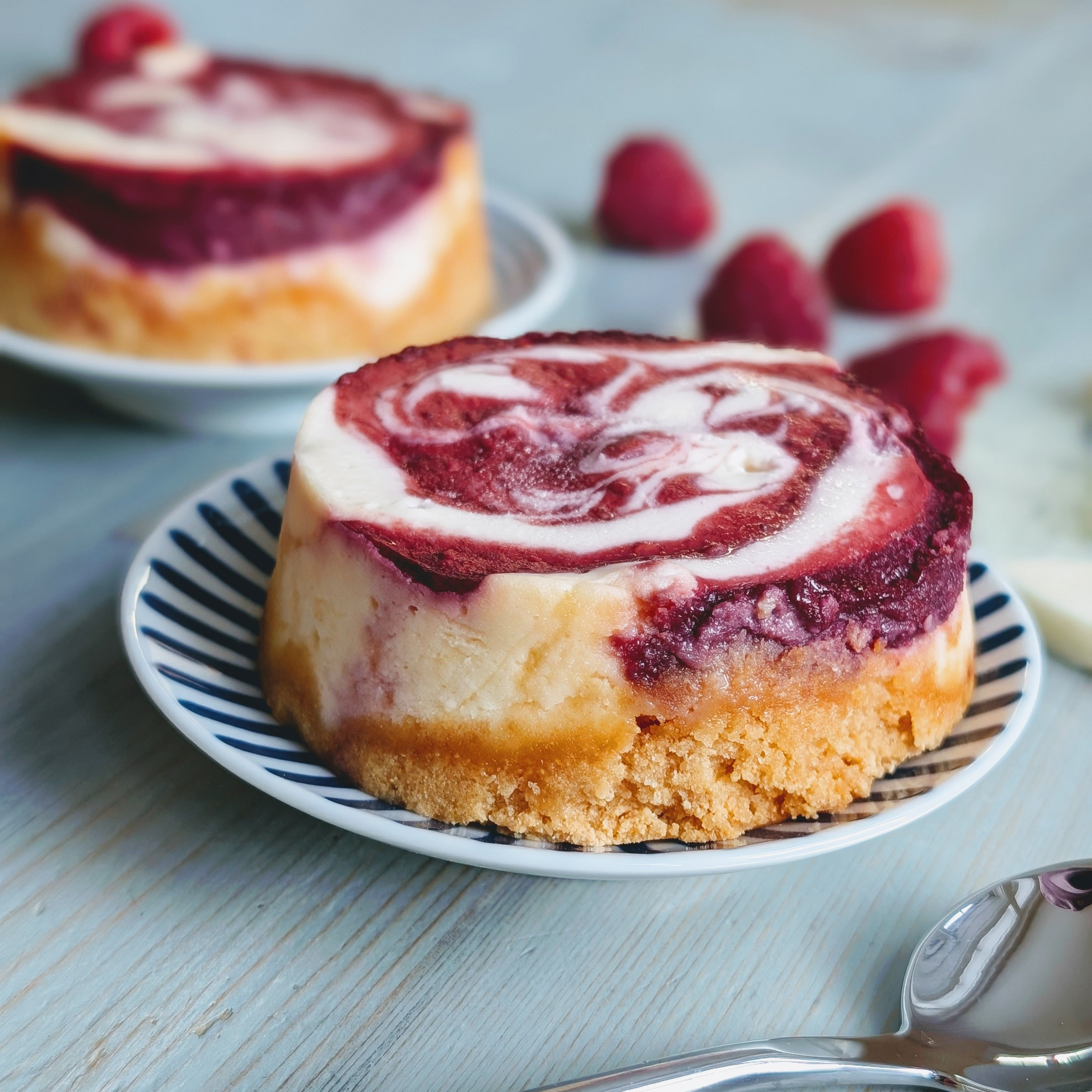 Raspberry White Chocolate Cheesecake (2-pack)