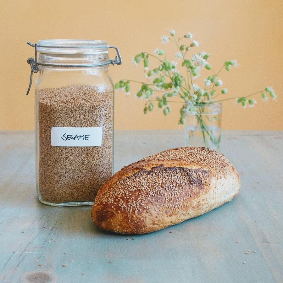 Sourdough Sesame Seed Bread