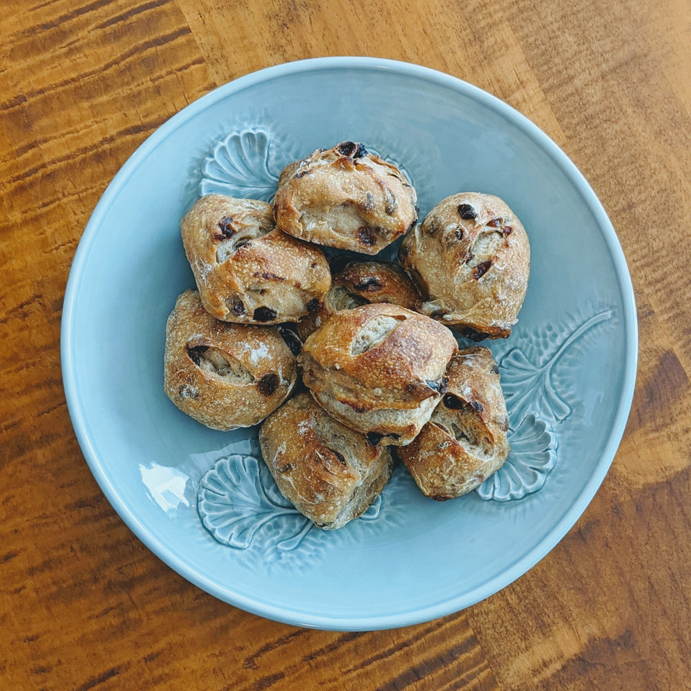 Sourdough Cinnamon-Raisin Rolls